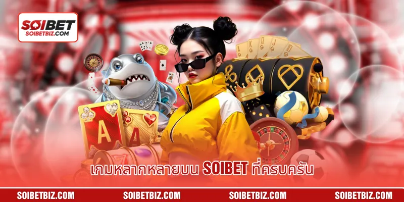เกมหลากหลายบน Soibet ที่ครบครัน
