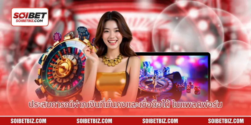 ประสบการณ์ฝากเงินที่มั่นคงและเชื่อถือได้ ในแพลตฟอร์ม